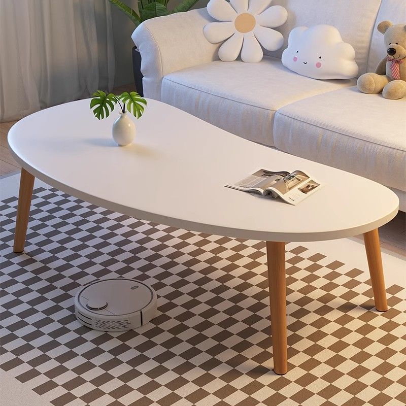 Modern Minimalist Solid Wood Coffee Table | Natural Wood Grain, Versatile Decor for Living Room Small Apartments, Space-Saving Design, Perfect Gift